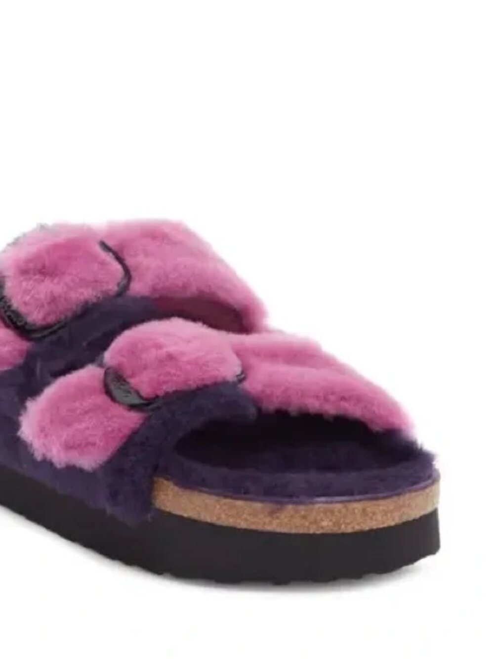 NEW Birkenstock Arizona Big Buckle Papillio Teddy Berry/Orchis 38 Womens 7